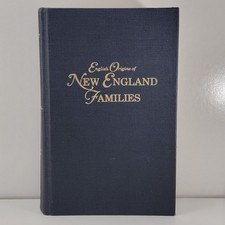 English Origins of New England Families Volume 1 Historical Genealogy Family picture