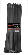 12 Inch Zip Ties Double Sided Toothed,100 LBS Tensile Strength Heavy Duty Cable  picture