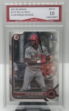 Elly De La Cruz 2022 Topps Cincinnati Reds Bowman 1st Rookie Card  picture