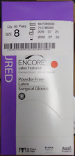 Encore 8785005 Latex Textured Surgical Gloves. Size 8, 50 pairs. Exp. 07/2022 picture