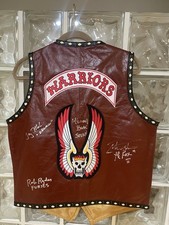 3xl The Warriors Movie Signed Vest Leather Mezco Autograph Swan Fox picture