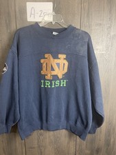Vintage Fighting Irish University Of Notre Dame Sweatshirt Nutmeg Adult XL picture