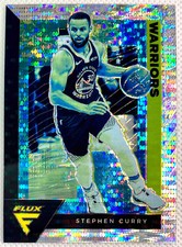 2020-21 Panini Flux Stephen Curry Silver Pulsar Prizm Card #55 SP NBA Warriors picture