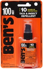 2 Pack Ben's 100 Deet Max Formula Tick & Insect Repellent - 1.25 oz each picture