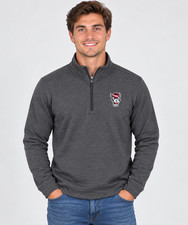 Antigua NC State Wolfpack Quarter Zip Pullover Men’s Small Charcoal Gray picture