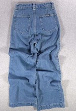 Rollas High Rise Wide Leg Baggy Sailor Pocket Denim Jeans Womens 25x29 picture