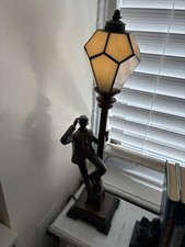 Disney Dale Tiffany Mary Poppins Returns Jack Lamplighter Lamp Lin-Manuel - Rare picture