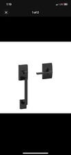 Schlage FE285 CEN 622 LAT CEN Century Front Entry Handleset Matte Black picture