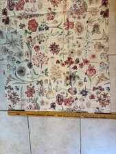 Vintage Waverly Floral Festival 30.5 X 55” Fabric Decorative picture