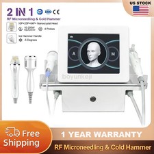RF Fractional Cold Hammer Skin Tightening Device Anti Aging Home Face Lifting picture