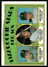 1972 Topps #79 Mike Garman / Cecil Cooper / Carlton Fisk picture