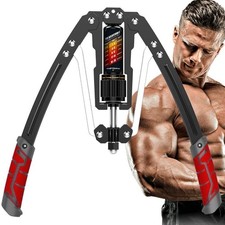 EASTMOUNT Adjustable Arm Exerciser 22-440 lb Hydraulic Chest Shoulder Trainer picture