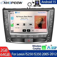 64GB Carplay Car Radio Stereo GPS DSP For Lexus IS250 IS350 2005-2012 Navigation picture