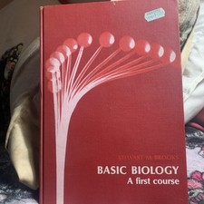 Basic Biology A First Course by Stewart M Brooks 1972 Vintage Hardcover Book picture