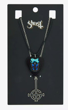 GHOST Band Official Grucifix Best Friend Bling Necklace Set Of 2 NEW picture