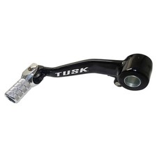 Tusk Folding Shift Lever 10mm Black Silver Tip Compatible Royal Enfield 2017-... picture