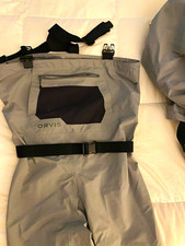Orvis Clearwater chest waders. Gray/Black. Men’s Medium NWOT picture