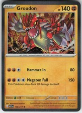 Holo Groudon 108/217 Rare Ascended Heroes Near Mint picture