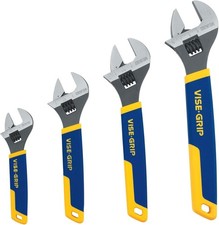 Vise-Grip Adjustable Wrench Set, SAE/MM, 4-Piece (2078706) picture