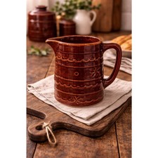 Vintage Marcrest Brown Daisy Dot Creamer picture