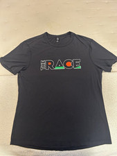 lululemon Basic Tee Men’s L Black Graphic Short Sleeve Crew Stretch picture
