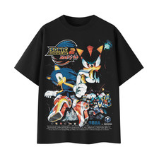Vintage Retro Sonic Adventure 2 Urban Streetwear T Shirt picture