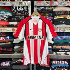 OLYMPIACOS 2005 2006 HOME FOOTBALL SHIRT SOCCER JERSEY PUMA MENS SIZE ~ MEDIUM picture