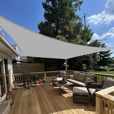 E&K Sunrise 10' x 14' Sun Shade Sail Rectangle Canopy Shade Cover UV Block fo... picture