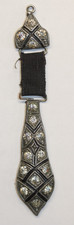 Vtg ATQ? 1920s? Art Deco , Nouveau  Stones, 800. silver ? Not sure.  #0041 picture