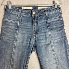 Pilcro and the Letterpress Anthropologie High-Rise Denim Legging Size 27 Blue picture