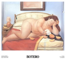 La Lettera by Fernando Botero Art Print The Letter 1991 Poster 26.5x29.5 picture