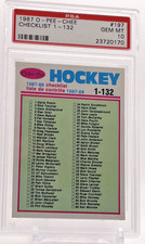 1987 O-Pee-Chee Hockey *U-Pick* ALL PSA Graded picture