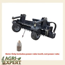 Landhonor 5/10PCS Skid Steer Power Rake Teeth for PR-12-72W Replacement Alloy  picture