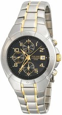 Pulsar by Seiko Black /Gold Dress Chronograph, PF8188, Y92 Movt, Rare, New picture