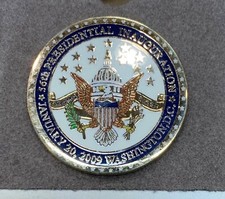 BARACK OBAMA 2009 PIN INAUGURATION PRESIDENT ENAMEL METAL DEMOCRAT CAPITOL RARE picture