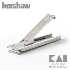 KAI KERSHAW Premium Compact Nail Clipper with Leather Case Made in Japan picture