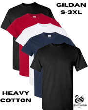 Gildan (5-pack) Bulk Solid Heavy Cotton Short Sleeve Blank Men T-Shirt S-3XL picture