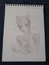 Mirka andolfo original sketch art catwoman picture