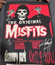 Misfits Autographed Poster Discovery Park Oct 9 2021 Limited 183/500 picture
