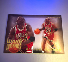 Fleer 1994-95 Living Legends Michael Jordan #4 of 6 Chicago Bulls Insert picture