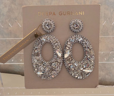 New Beautiful Handcrafted Deepa Gurnani Lainey Earrings MSRP $275 picture