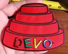 DEVO Patch Power Energy Dome Hat New Wave Official Band Merch 80s  picture