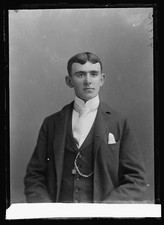 Photo:M.F. Stilwell Portrait Young Man in Suit c1894-1901 picture