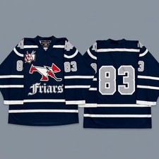 St Anthonys High School Friars Hockey Jersey Ace Mens Large 83 NY Prep Navy picture