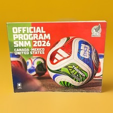 Leto 2026 FIFA World Cup Official Program Booklet Team Mexico USA Canada Book picture