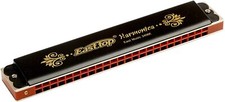 East top 24 Holes Tremolo Harmonica Key of C Tremolo Mouth Organ Harmonica US picture