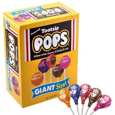 Giant Tootsie Pops Assorted Flavors, 72 Count - Bulk Candy for Parties & Events picture