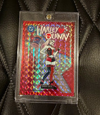 2026 Upper Deck Platinum DC Harley Quinn VC90 Red Tessellation /15 Annie Wu picture