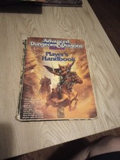 Advanced Dungeons and Dragons 2nd Edition Player's Handbook rough check pics picture