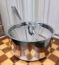 All-Clad D3 Stainless Steel 3-Quart Sauce Pan with Lid 3-Ply Cookware picture